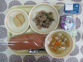 6月30日の学校給食(中学校献立)
