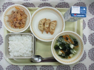 7月3日の学校給食(中学校献立)