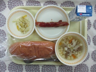 7月7日の学校給食(中学校献立)