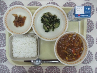 8月28日の学校給食（中学校献立）
