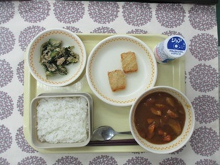 9月11日の学校給食（中学校献立）