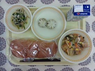 10月1日の学校給食(中学校献立)