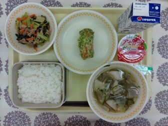 10月2日の学校給食(中学校献立)