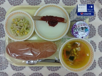 10月6日の学校給食(中学校献立)