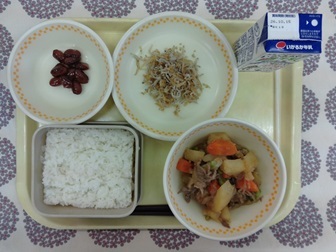 10月7日の学校給食(中学校献立)