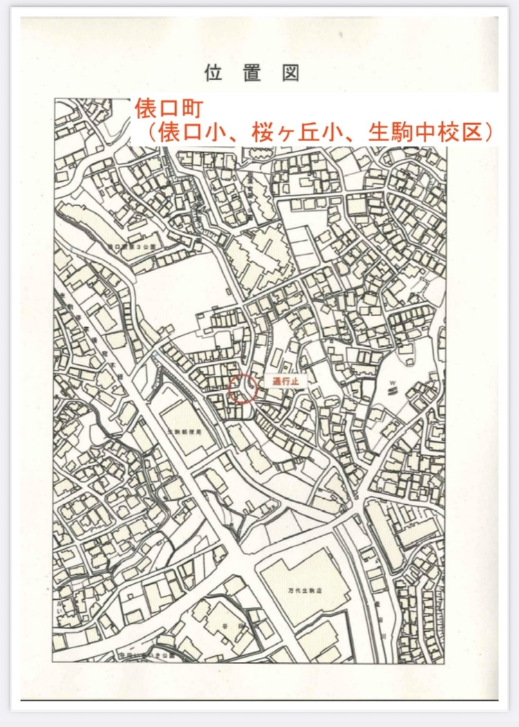 俵口町の地図