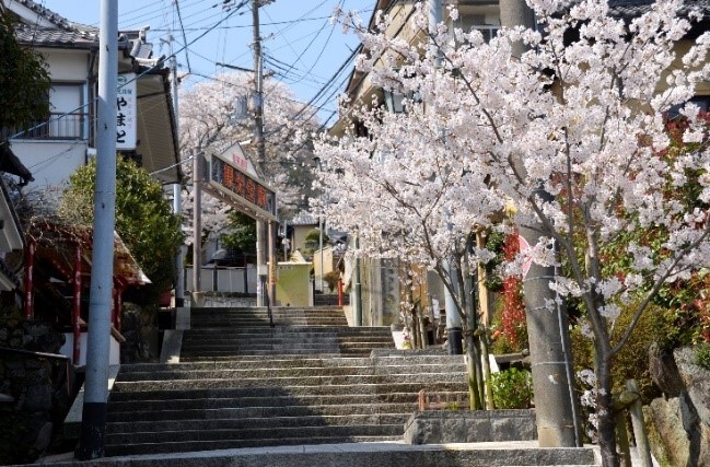宝山寺参道
