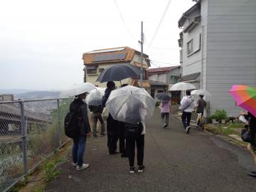 ワークショップでのまち歩き
