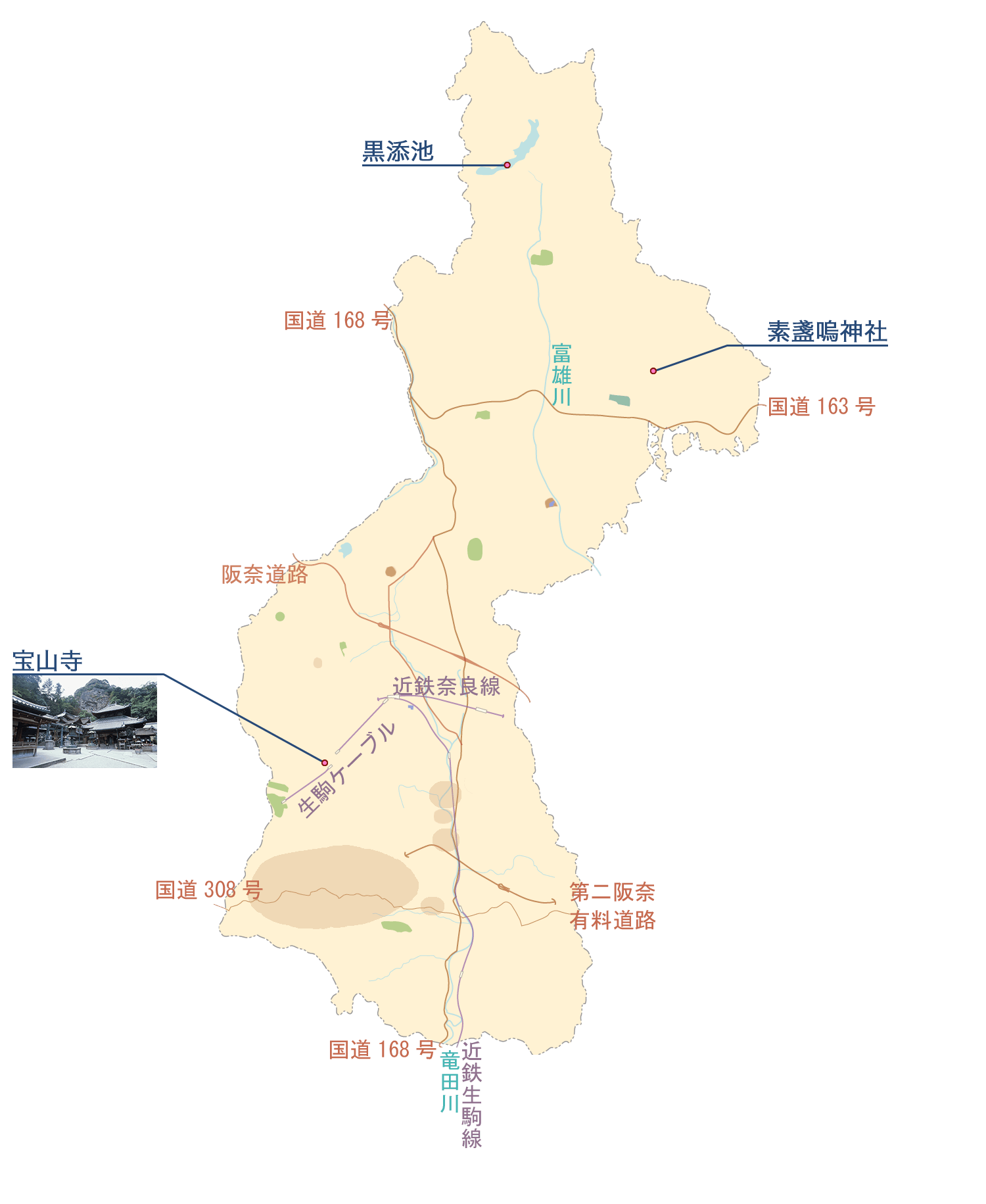 明治時代の文化財の地図