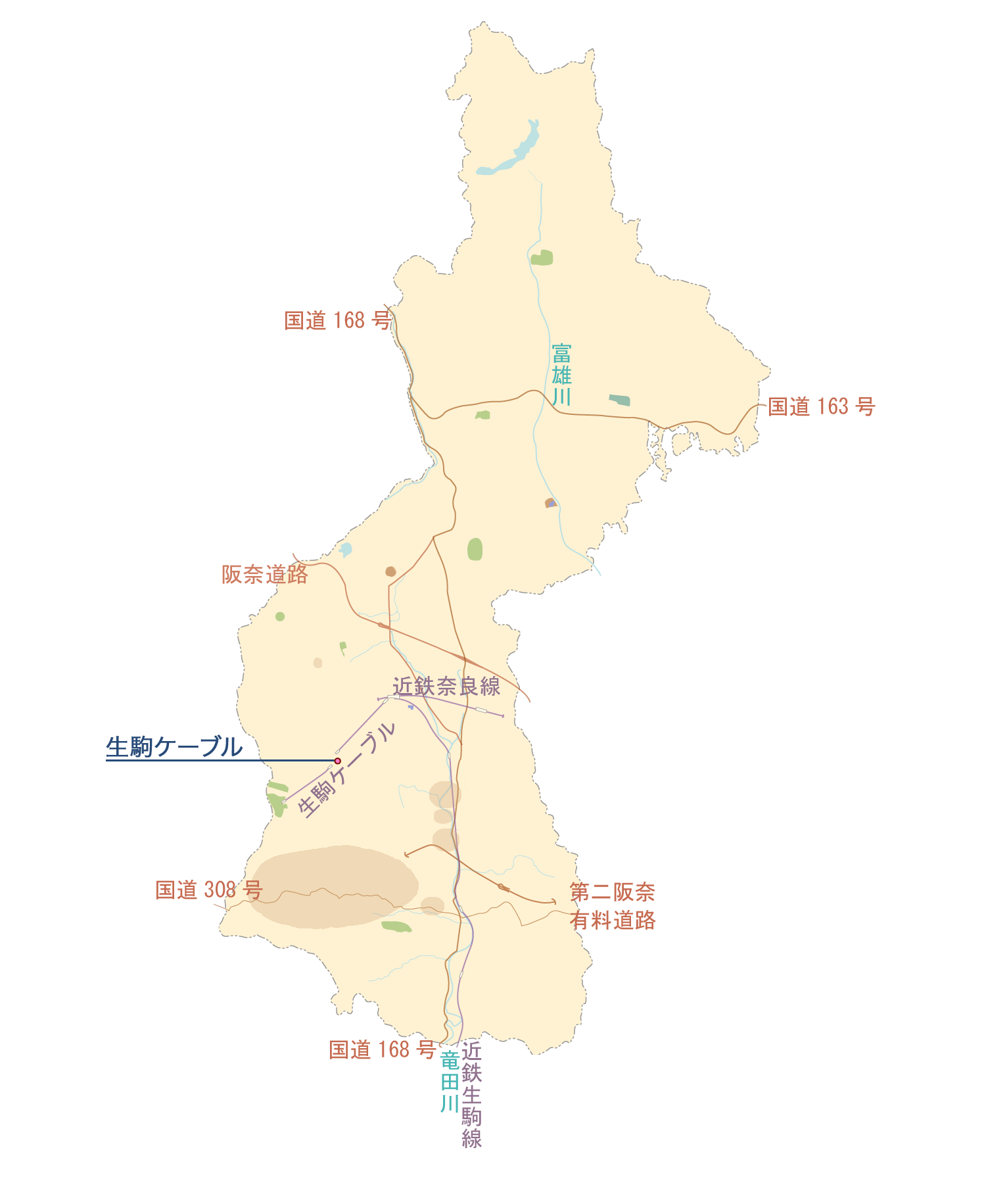 大正時代の文化財の地図