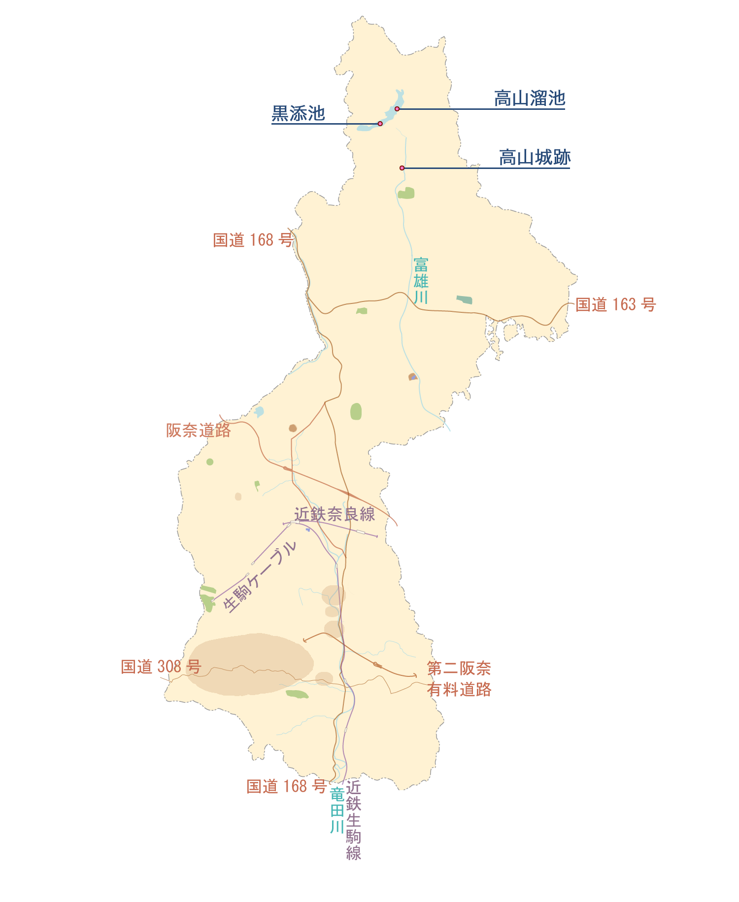 記念物・未指定の地図