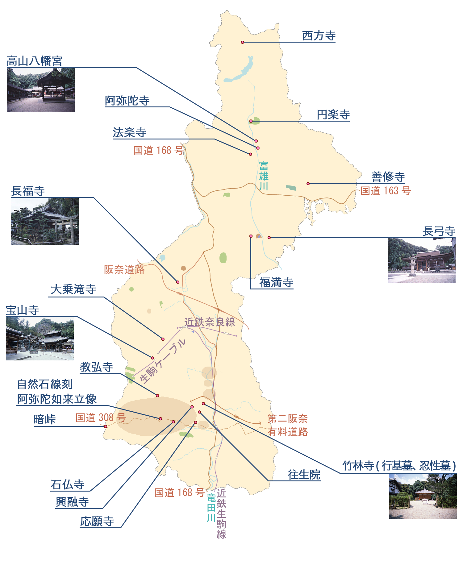 有形文化財・未指定の地図